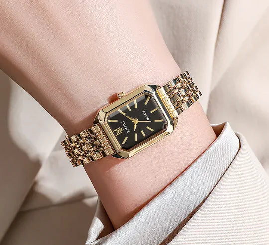 Squared Steel Women's Watch