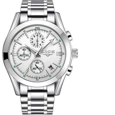 LIGE 9839SS 2022 Stylish Waterproof Quartz Men’s Watch