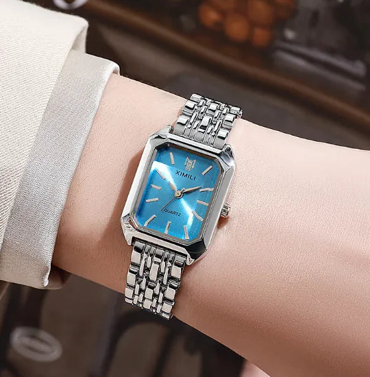 Squared Steel Women's Watch
