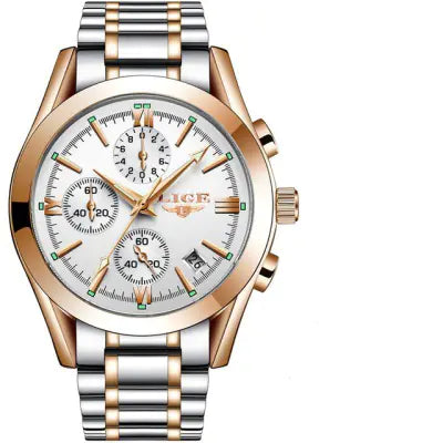 LIGE 9839SS 2022 Stylish Waterproof Quartz Men’s Watch