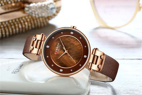 CURREN 9056 Women's Ultra-Thin Quartz Watch